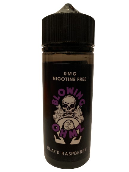 Blowing OHMZ - Black Raspberry 100ml E-Liquid - Loony Juice in Leicester