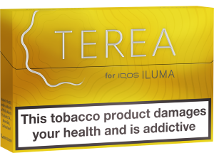YELLOW TEREA FOR IQOS ILUMA AVAILABLE AT LOONY JUICE IN LEICESTERSHIRE