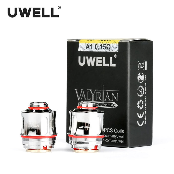 Uwell Valyrian 2 Coils - 2 Pack [Quad, 0.15ohm] - Loony Juice