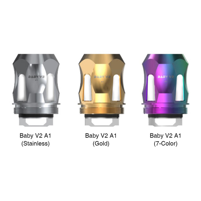 Smok TFV8 Baby V2 Coils - 3 Pack [Stainless, A1] - Loony Juice