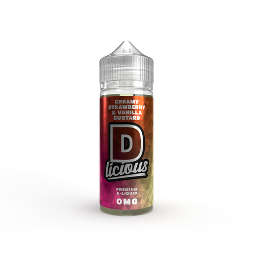 Delicious - Creamy Strawberry & Vanilla Custard - 100ml E-Liquid - Loony Juice