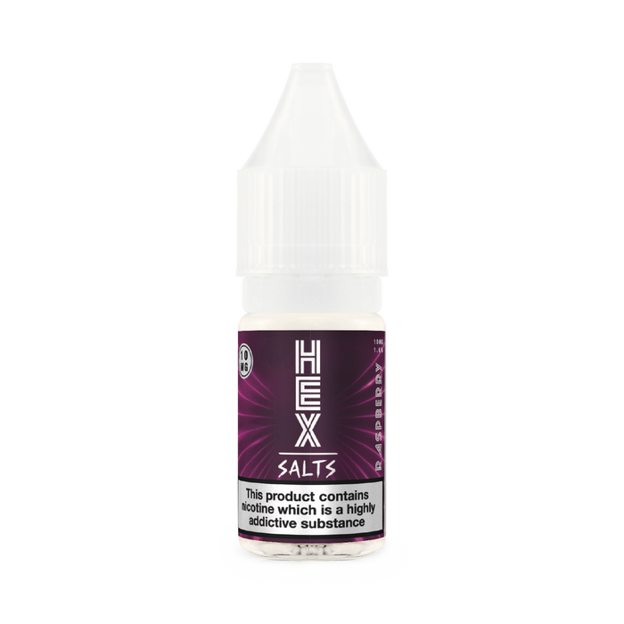 HEX SALT -Raspberry 10ml E-Liquid - Loony Juice