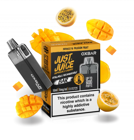 Just Juice OXBAR Up To 6000 Puff Disposable Vape Inc 10ml Eliquid - Loony Juice